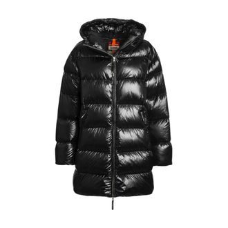 Parajumpers Ivonne Lange Donsjas - Dames - Mantels - Zwart - Maat: S Zijde