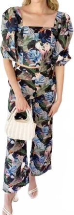 Jade Yoga Toucan Jungle Set In Blue