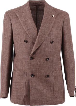 Lubiam Linen Virgin Wool Drop 7 Blazer