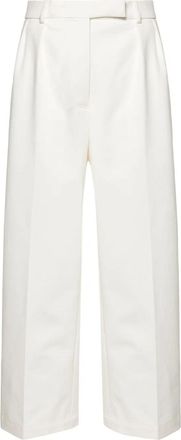 Thom Browne ontspannen fit geplooide broek van katoenen keperstof