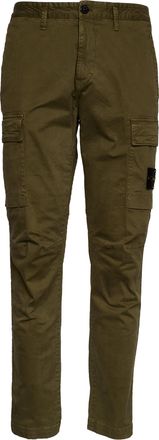 Stone Island Broken Twill Old Effect Cargo Straight-Leg Pants