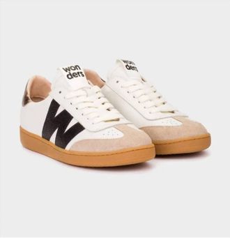 Wonders Womens Nubia Shoe In Beige/off White/negro
