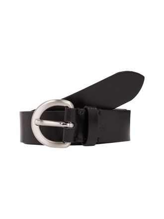 Calvin Klein Jeans Lederg&uuml;rtel CALVIN KLEIN JEANS CLASSIC PIN BUCKLE 30MM, Damen, Gr. 75, schwarz, Rindsleder, unifarben, G&uuml;rtel Lederg&uuml;rtel, mit Logopr&auml;gung