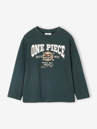 OnePiece Kinder Shirt King of the Pirates ONE PIECE tannengr&uuml;n