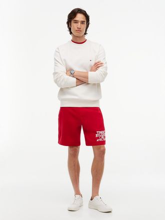 Tommy Hilfiger Mens Athletic Department Logo Sweatshort - Medium Red - L