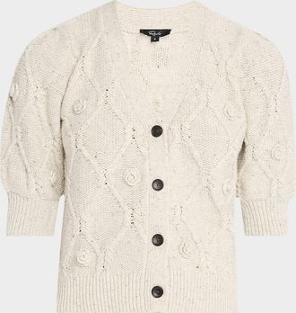 Rails Isla Crochet Floral Cardigan