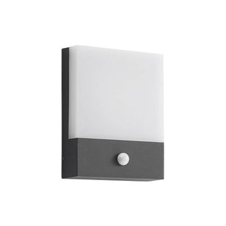 Lindby L&aacute;mpara de pared exterior de Aluminio Negro
