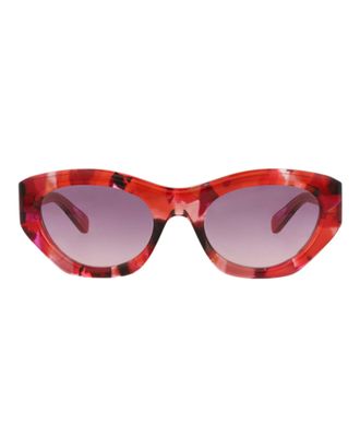 Chlo&eacute; Cat Eye-Frame Recycled Acetate Sunglasses
