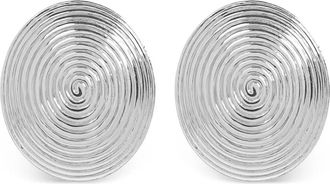 LI&Eacute; STUDIO Ella oorbellen met spira design - Zilver