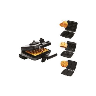FriFri Frifri - Sandwich Waffle Wafer 3 Platos 1200w Negro - Fri022824512blp