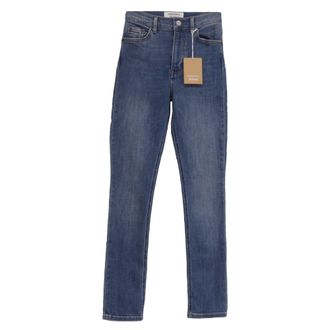 Reformation Skinny-Fit Jeans in Blue Cotton