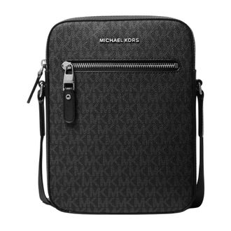 Michael Kors Varick Logo Flight Bag - - Bags - Uomo - Nero - ONE SIZE