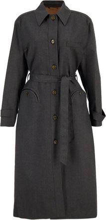 Blaz&eacute; Milano Trench con cintura Astoria - Grigio