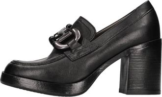 Mjus Leren Loafers - Dames - Pumps - Zwart - 39 EU - Leer - Schoenen