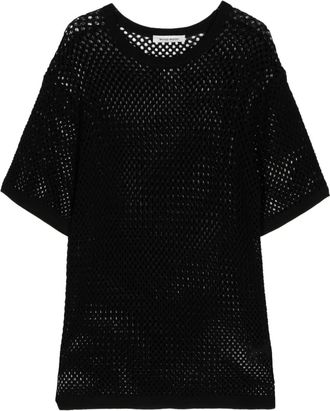 Wood Wood T-shirt con scollo rotondo - Nero