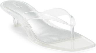 Mia Martinni Slide Sandal in Clear Pvc at Nordstrom Rack, Size 7