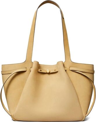 Tory Burch Tory Burch, Tote Bags, female, Beige, Size: ONE SIZE Romy Nubuck Tote Bag