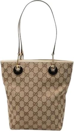 Gucci Pre-owned Tote Bags, female, Brown, Size: ONE SIZE Pre-owned Tote Bag