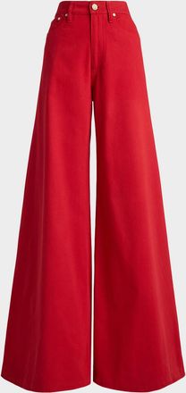 Ralph Lauren Collection Collen Wide-Leg Jeans