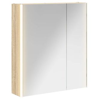 vidaXL Armario Con Espejo De Ba&ntilde;o Roble Sonoma 63,5 X 15,5 X 70 Cm Vidaxl
