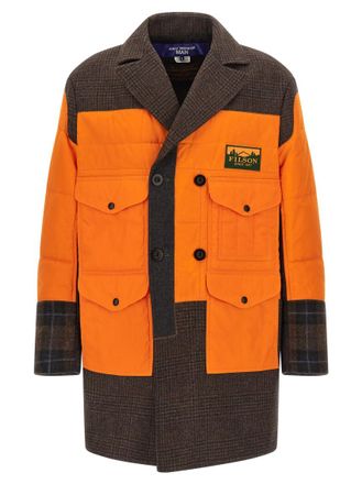 Junya Watanabe Multicolor Patchwork Trench Coat