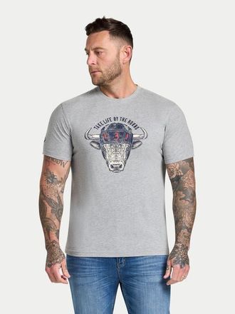 Raging Bull Rugby Bull T-Shirt in Grey Marl at Nordstrom, Size Xxx-Large