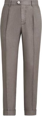 Brunello Cucinelli Gabardine garment dyed trousers in Hazelnut at Nordstrom, Size 44 It