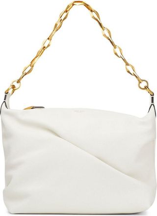 Jimmy Choo London Diamond Soft Hobo shoulder bag - women - Calf Leather/Brass/Cotton/Polyester/Polyurethane - One Size - White