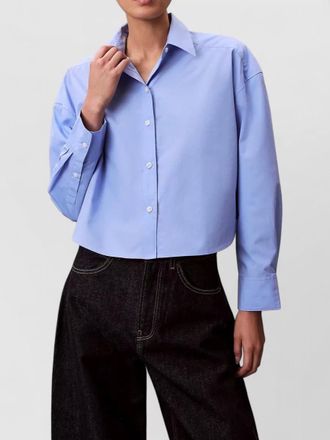 Calvin Klein cropped oversized shirt