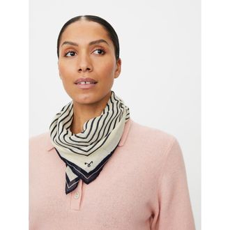 Masai MaAlissea Lightweight Square Neck Scarf in Navy Blazer at Nordstrom