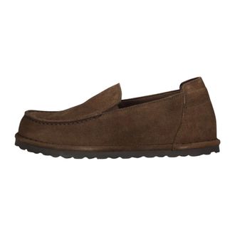 Birkenstock Utti Slip On Smalle Pasvorm - Dames - Schoenen - Bruin - Maat: 38 EU Leer