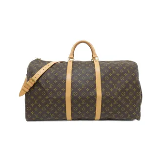 Louis Vuitton Brown Coated Canvas Boston Bag (Pre-Owned)