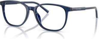 Dolce & Gabbana 53mm Rectangle optical glasses in Blue at Nordstrom
