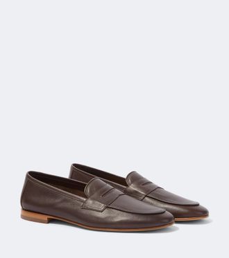 Frescobol Carioca Leme leather loafers