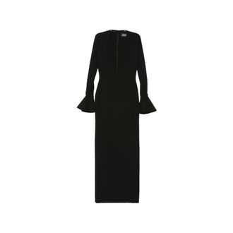 Solace London Hutton Maxi Jurk - Dames - Avondkleed - Zwart - XS - Kleedjes