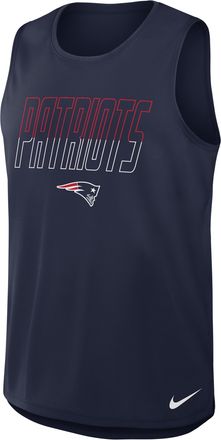 Nike New England Patriots Nike Mens Dri-FIT NFL Tank Top in Blue | 045R41S8K-YPB