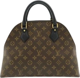 Louis Vuitton Pre-owned Monogram Canvas Handbag - Dames - Vintage Handtas - Bruin - ONE Size - Vintage