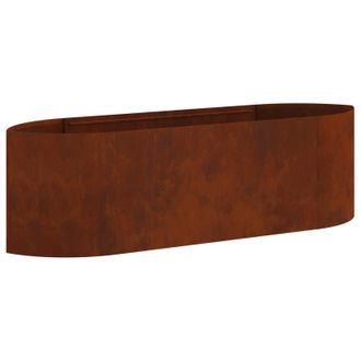 vidaXL Cama De Jard&iacute;n Elevada Acero Oxidado 140 X 40 X 40 Cm Acero Vidaxl