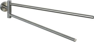 WENKO 19618100 Toallero Con 2 Brazos Bosio Acero Inoxidable