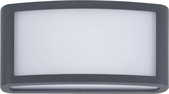 Forlight Zenitha Aplique Exterior Negro Con Led Blanco C&aacute;lido 3000k - Forlight