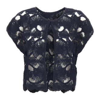 KANGRA Lightweight Duster Coat - female - Kangra - Cardigans - Blue - XS - Knitwear