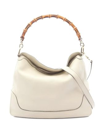 Gucci 2000s Diana Bamboo two-way tote bag - Beige