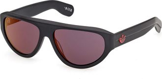 adidas OR0146 02U Mens Sunglasses Black Size 57