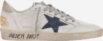 Golden Goose Off White Leather Sneakers