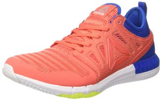 Reebok Womens Zprint 3D Running Shoes, Pink (Fire Coral/Stellar Pnk/Awsm Blue/Sol Yllw/Wht), 5 UK