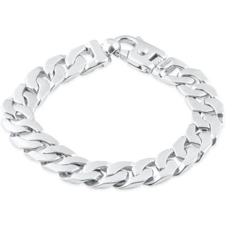 Pompeii3 Mens Curb Link 14k Gold (69gram) or Platinum (111gram) 11.5mm Bracelet 8.5
