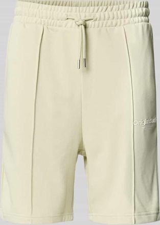 Jack & Jones Jack & Jones Sweatshorts mit Label-Print Modell KANE in Mint, Gr&ouml;&szlig;e XXL