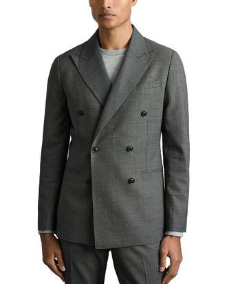 Reiss Malibu Peak Textured Wool-Blend Blazer
