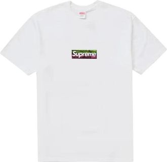 SUPREME Los Angeles Fire Relief Box Logo Tee - Heren - T-shirts - Wit - M - Katoen - Tops