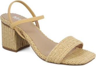 Mia Zissy Slingback Sandal in Natural at Nordstrom, Size 7.5